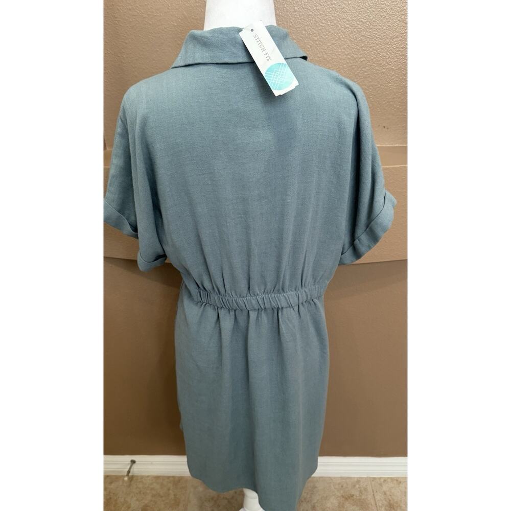 Gilli Mint Green Short Sleeve Dress Size M NWT - Picture 6 of 6
